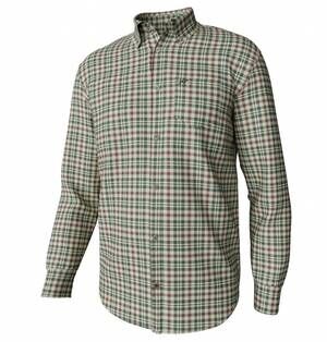 NEW SOUTHERN POINT CO. men's hadley brushed shirt in green